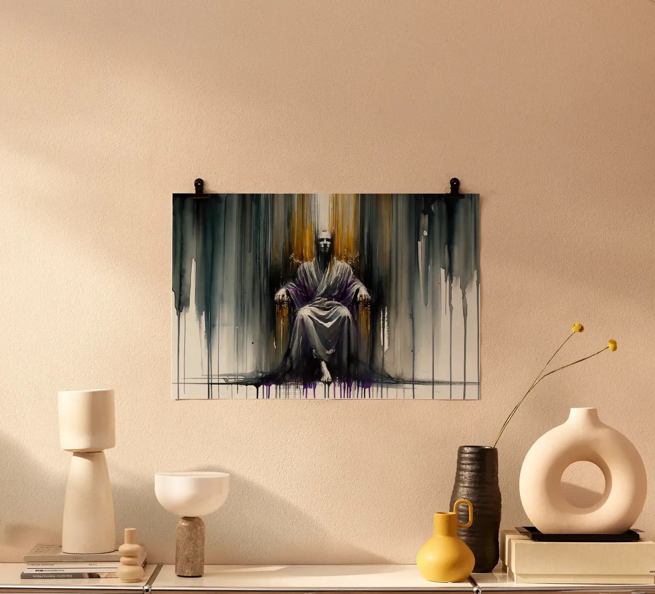 Sala del trono mistico poster da Chromatic Fusion Studio