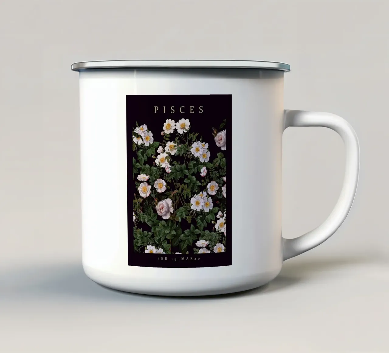PISCES tazza in smalto da burcukorkmazyurek