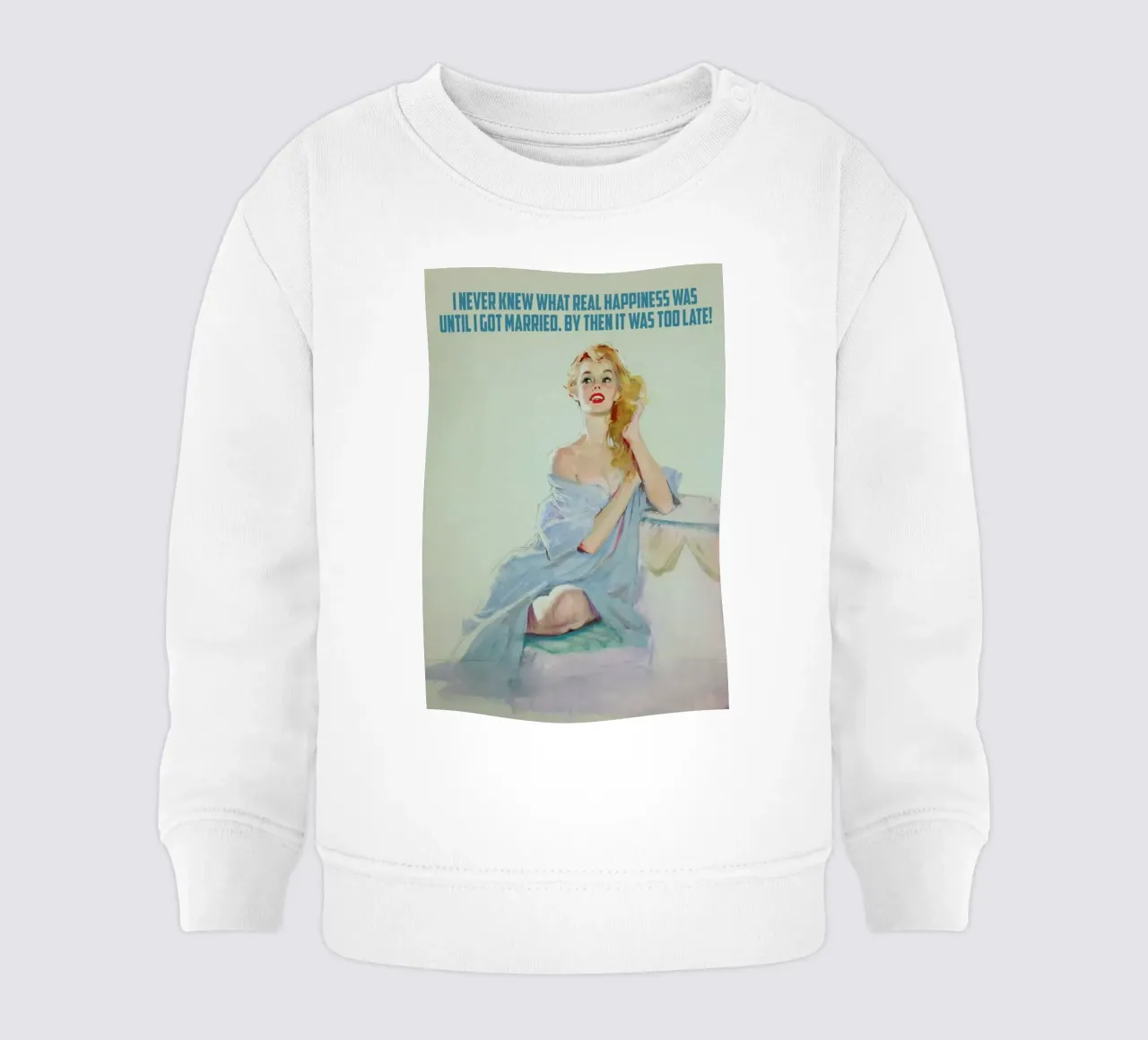 I Never Knew What Real felpa neonato da Gallery Print and Art Limited