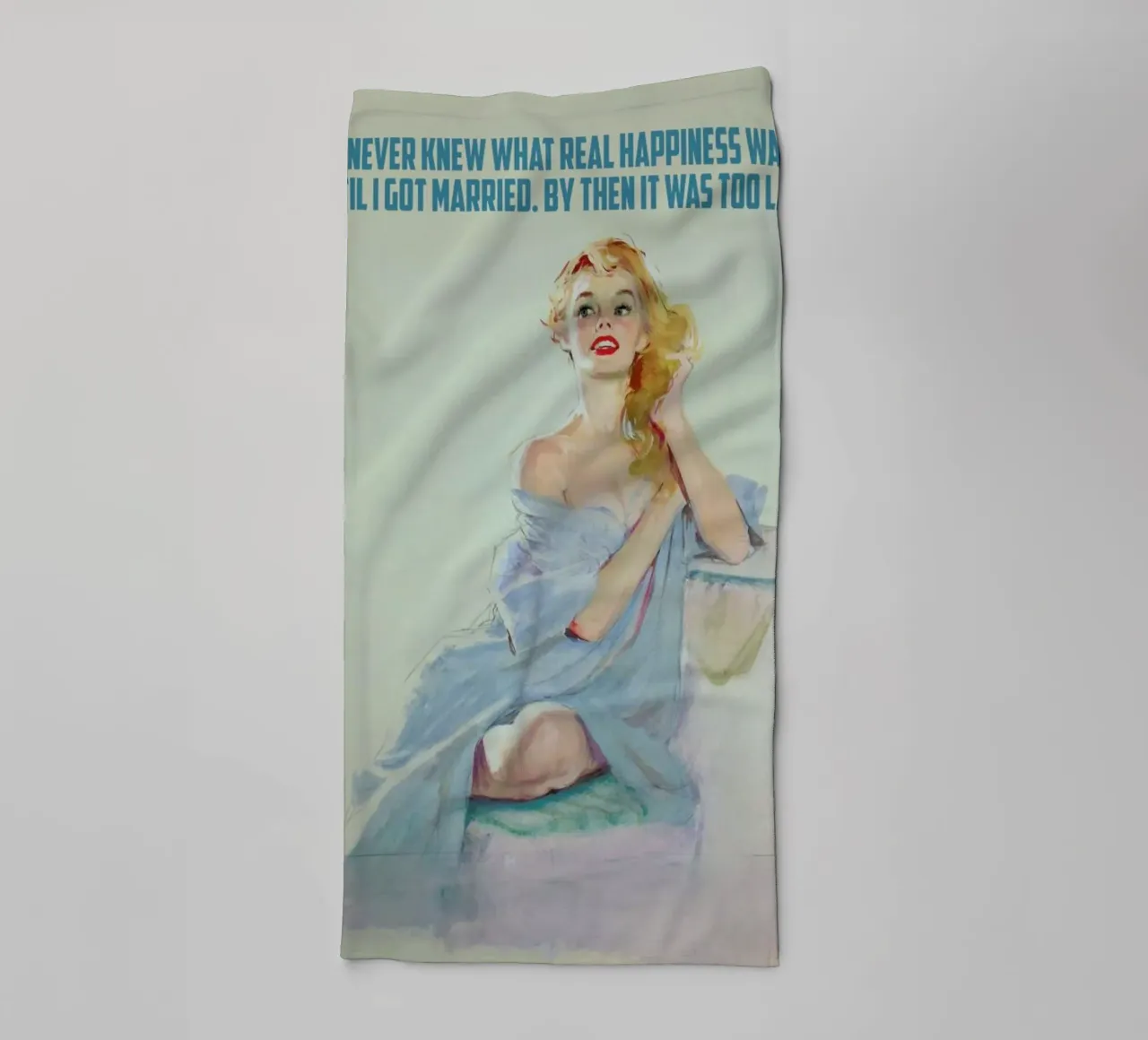 I Never Knew What Real asciugamano da bagno da Gallery Print and Art Limited