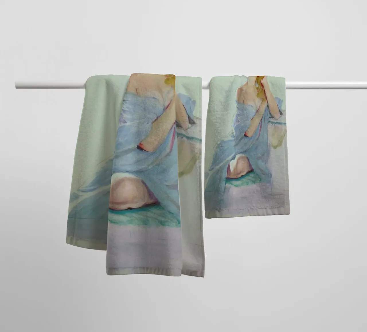 I Never Knew What Real asciugamano da bagno da Gallery Print and Art Limited