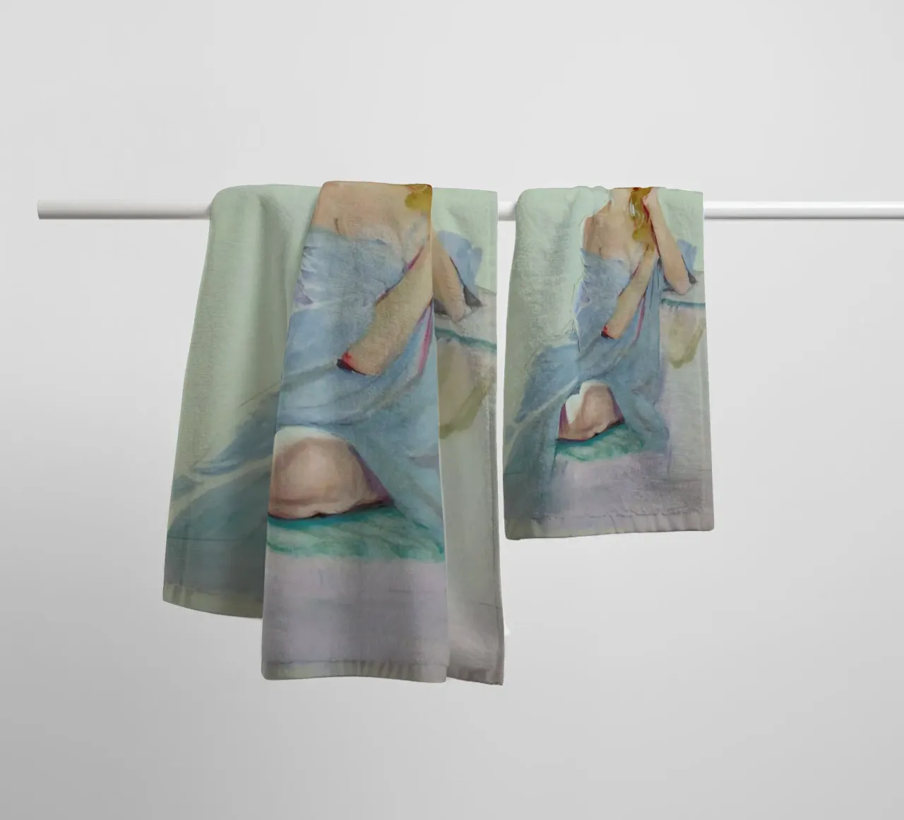 I Never Knew What Real asciugamano da bagno da Gallery Print and Art Limited