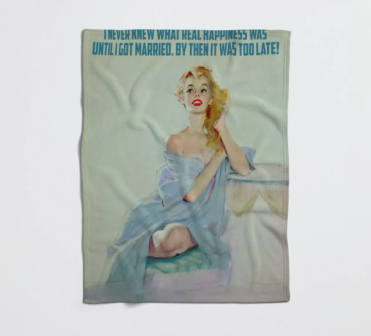 I Never Knew What Real coperta in pile da Gallery Print and Art Limited