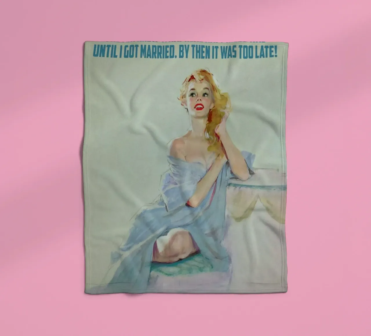 I Never Knew What Real coperta in pile da Gallery Print and Art Limited