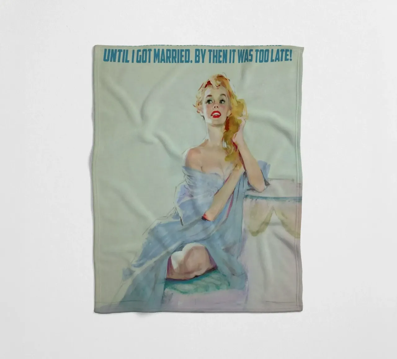 I Never Knew What Real coperta in pile da Gallery Print and Art Limited