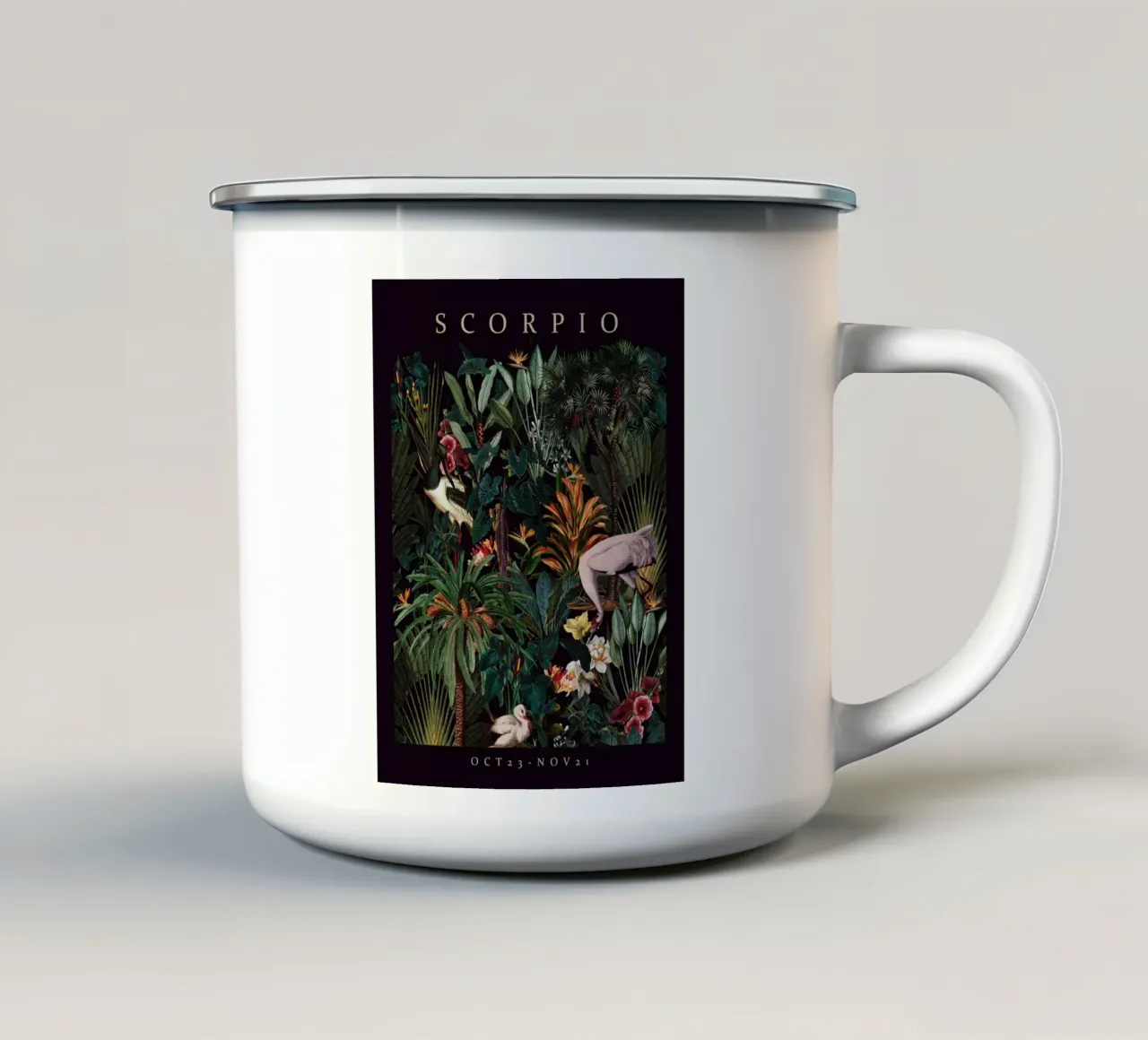 SCORPIO tazza in smalto da burcukorkmazyurek