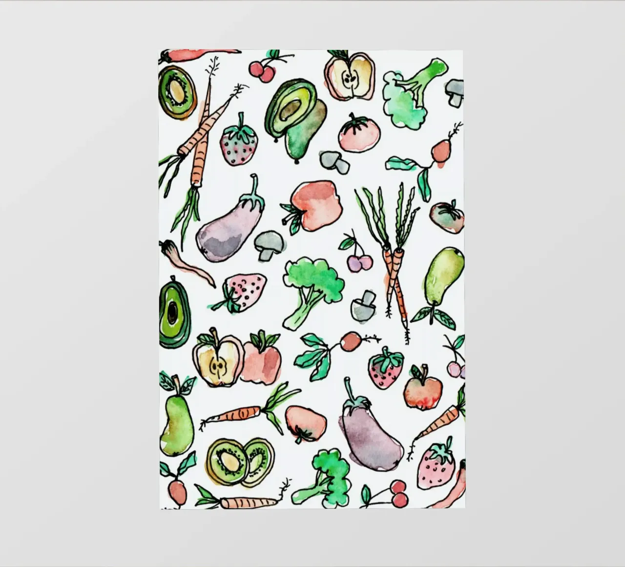 Fruits and Veggies telo in pvc da KP Design