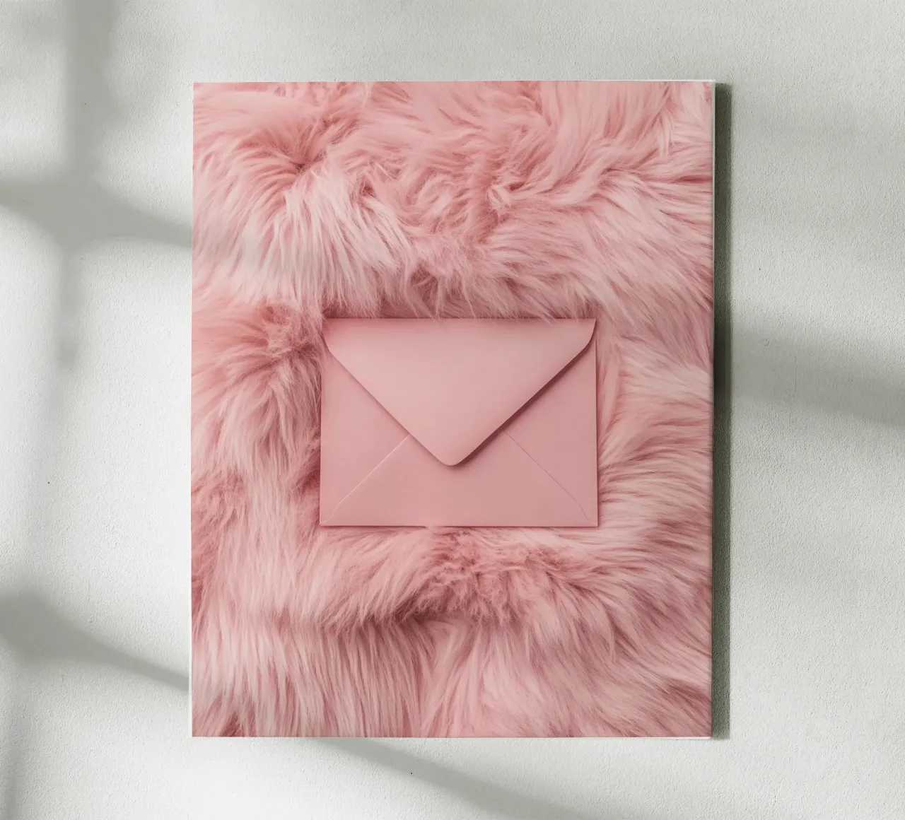 Blush Serenity tela con Cornice a cassetta da PhotoVibe Decor