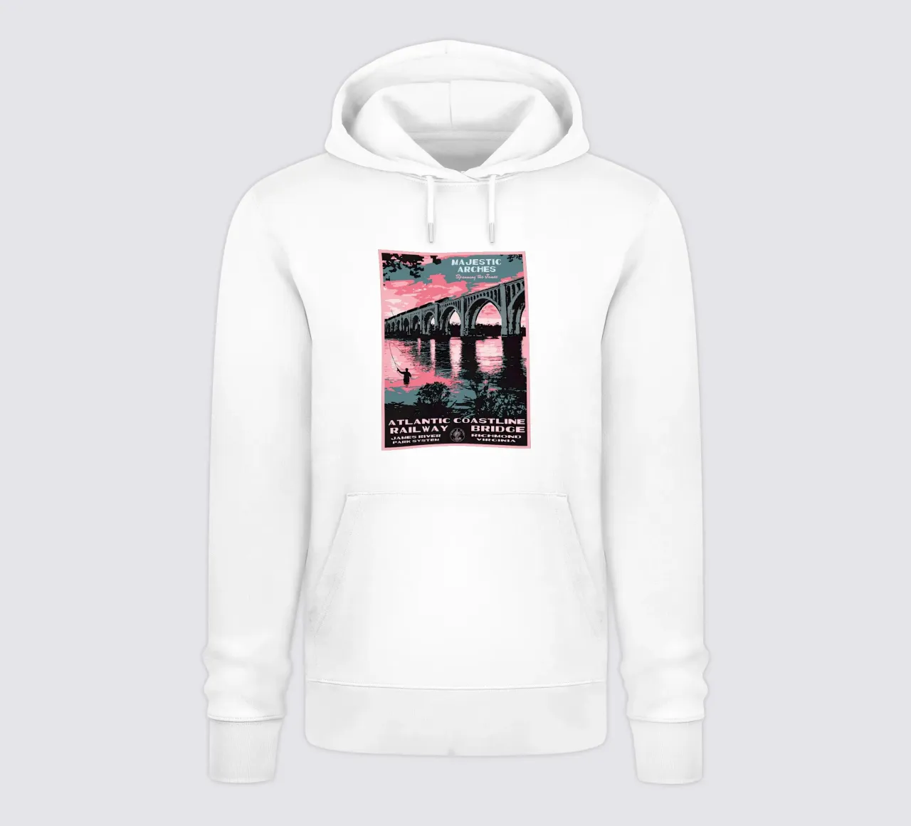 Atlantic Coatline felpa con cappuccio da willtahuyshop