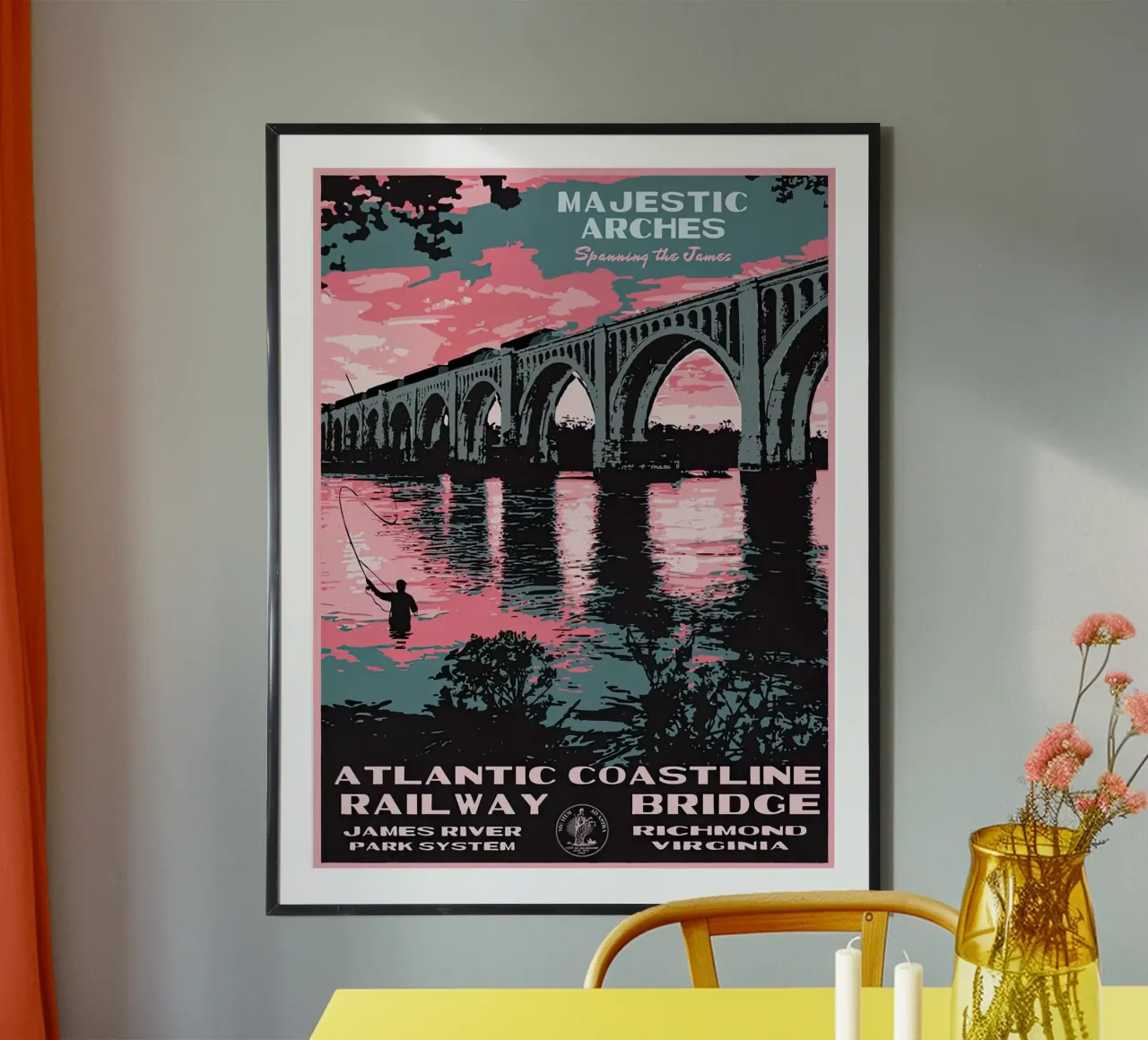 Atlantic Coatline poster da willtahuyshop