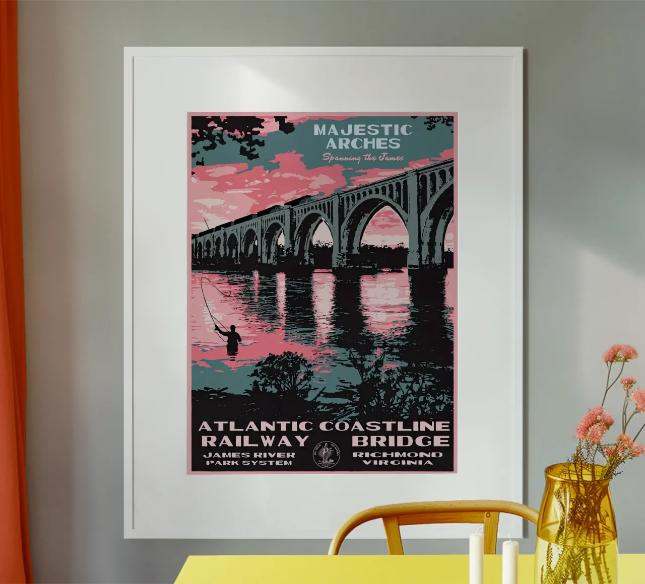 Atlantic Coatline poster da willtahuyshop