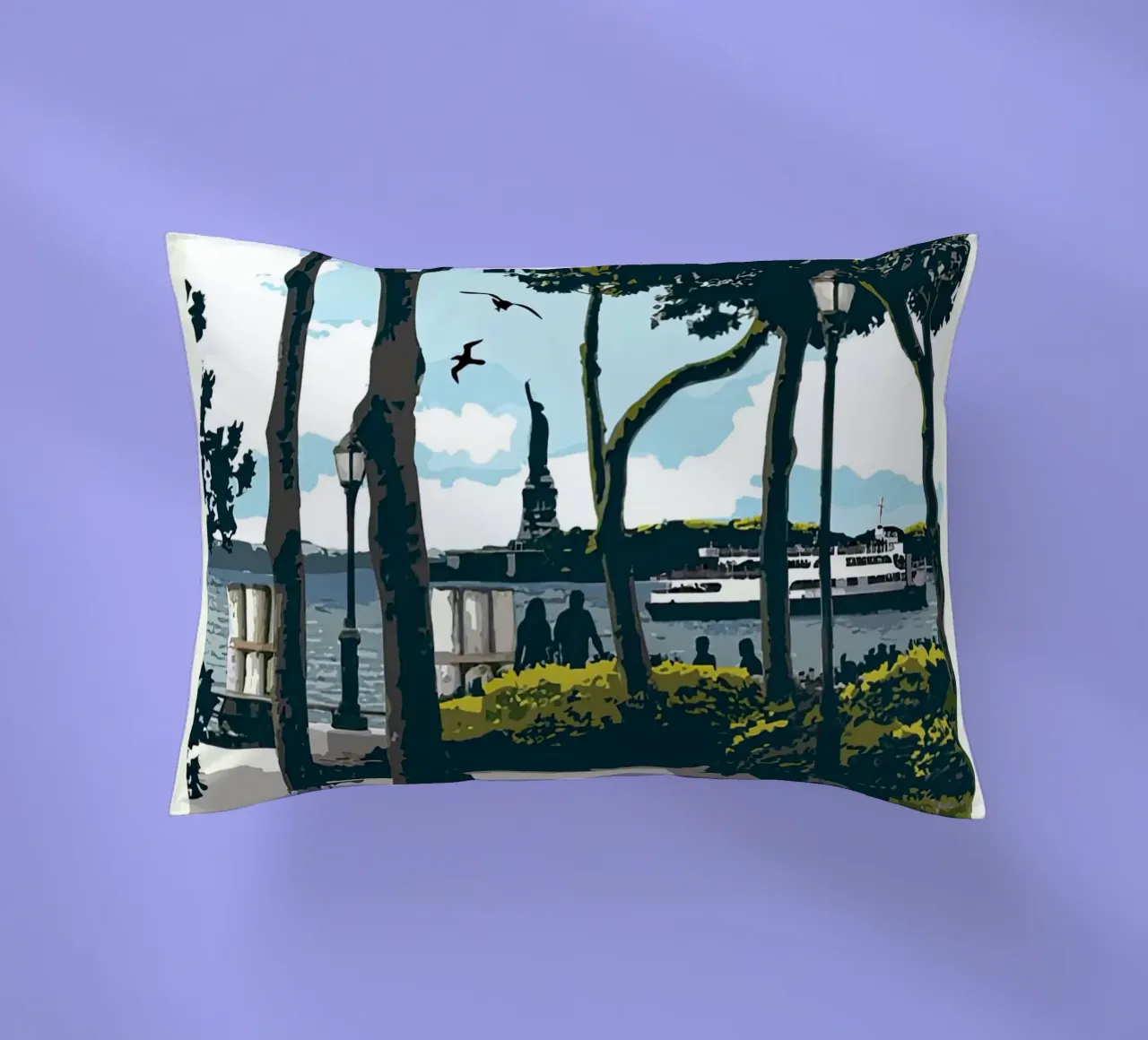 Battery Park cuscino da willtahuyshop