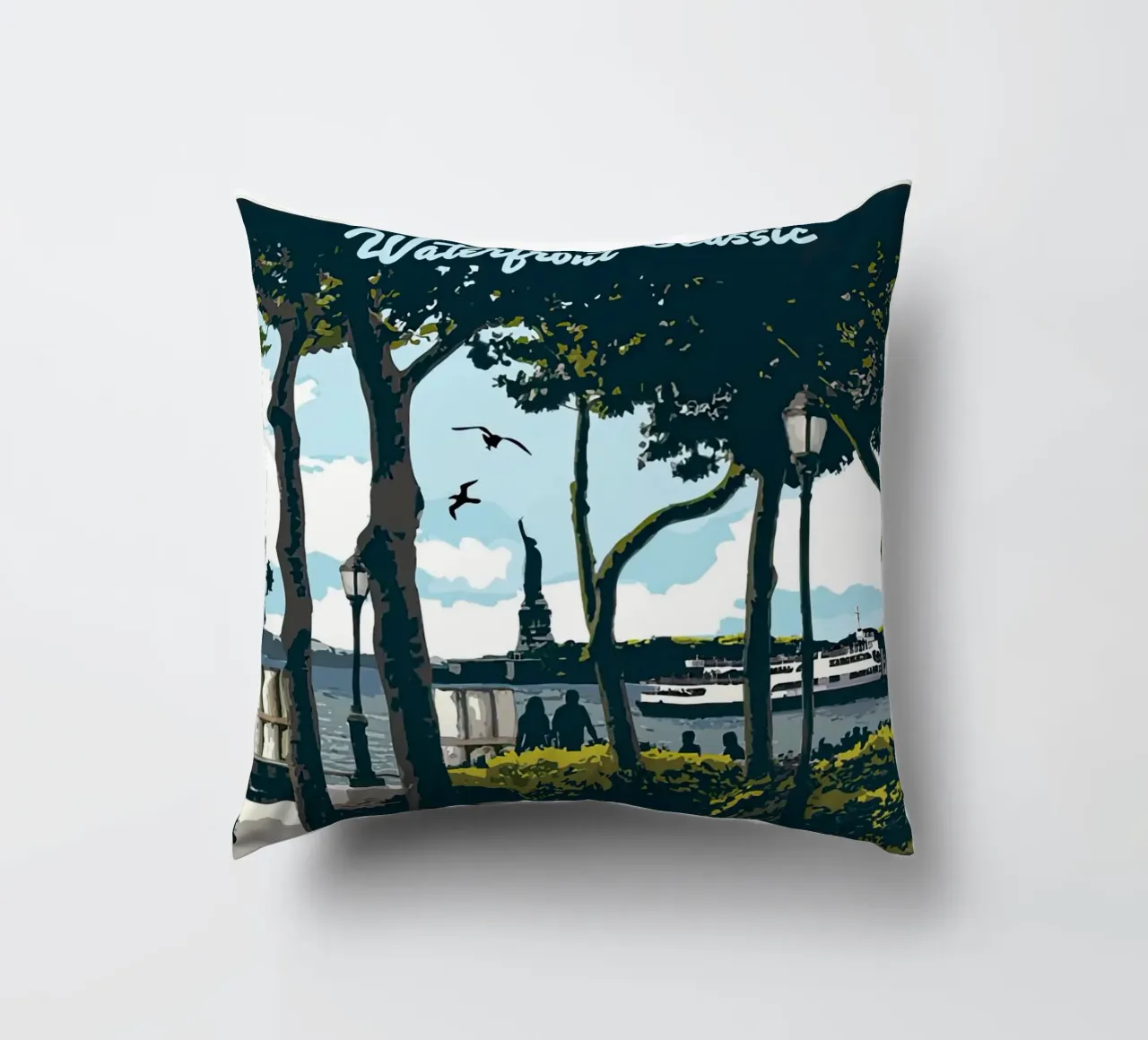 Battery Park cuscino da willtahuyshop