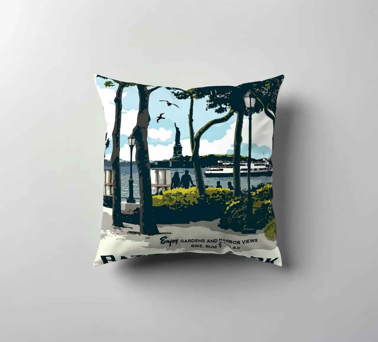 Battery Park cuscino da willtahuyshop