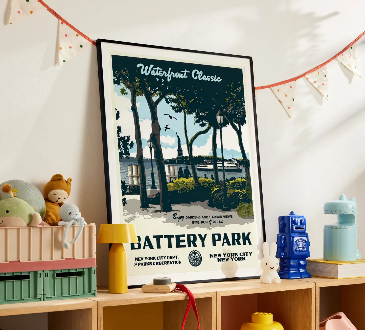 Battery Park poster da willtahuyshop