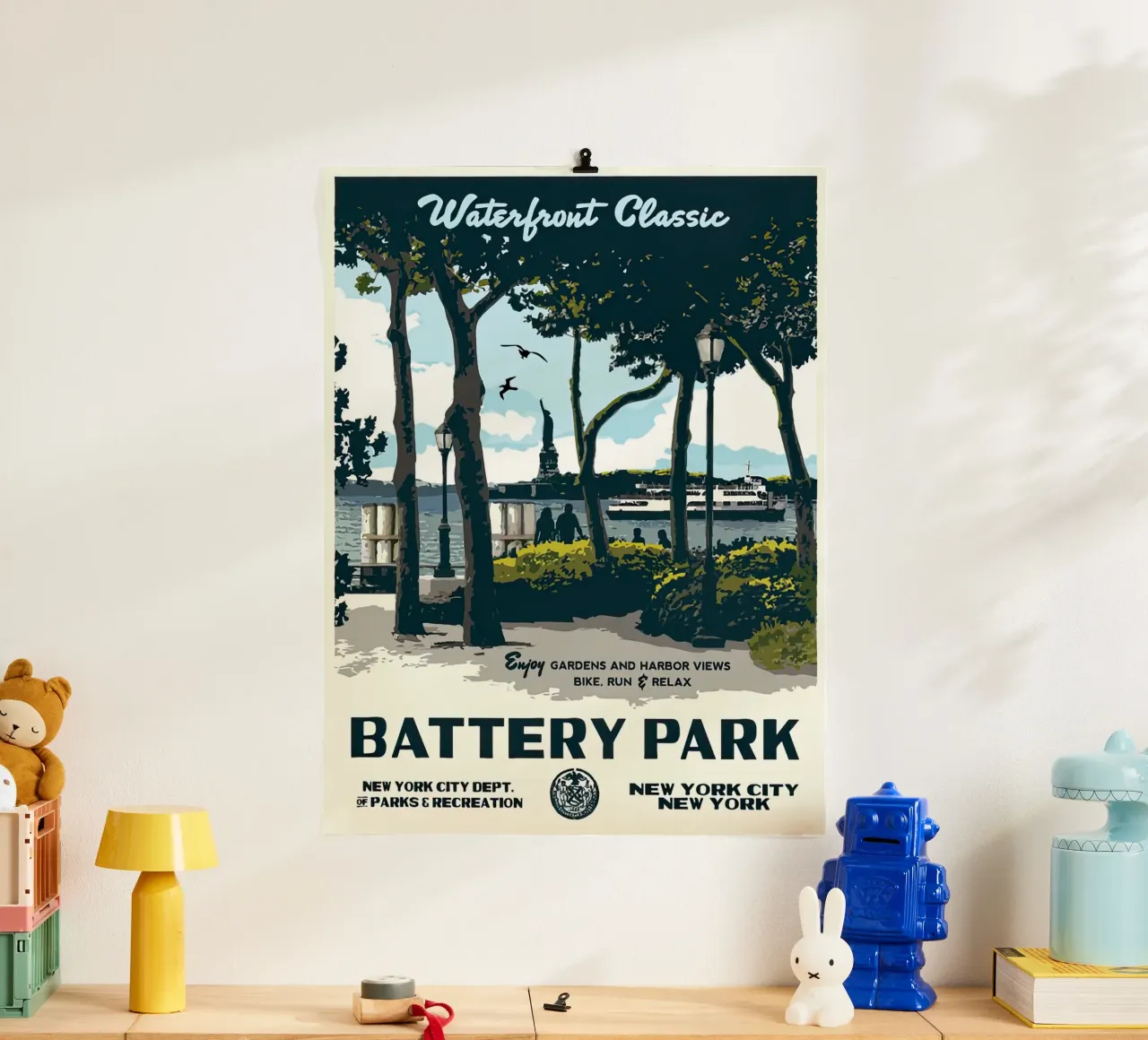 Battery Park poster da willtahuyshop