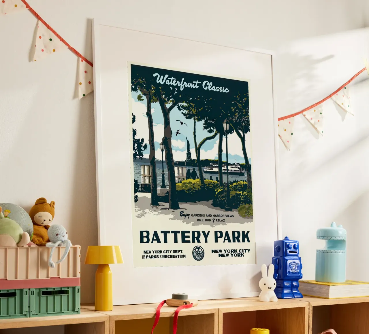 Battery Park poster da willtahuyshop