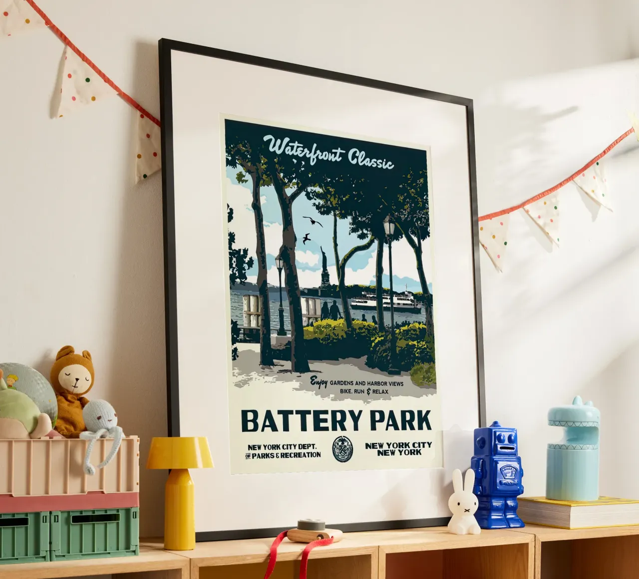 Battery Park poster da willtahuyshop