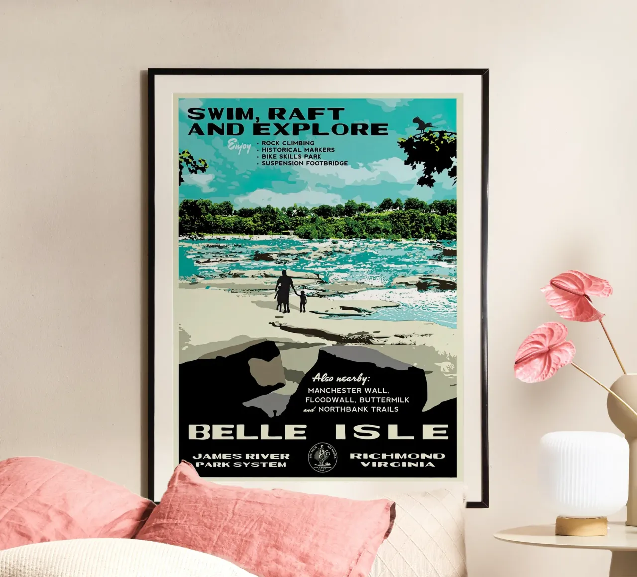 Belle Isle poster da willtahuyshop