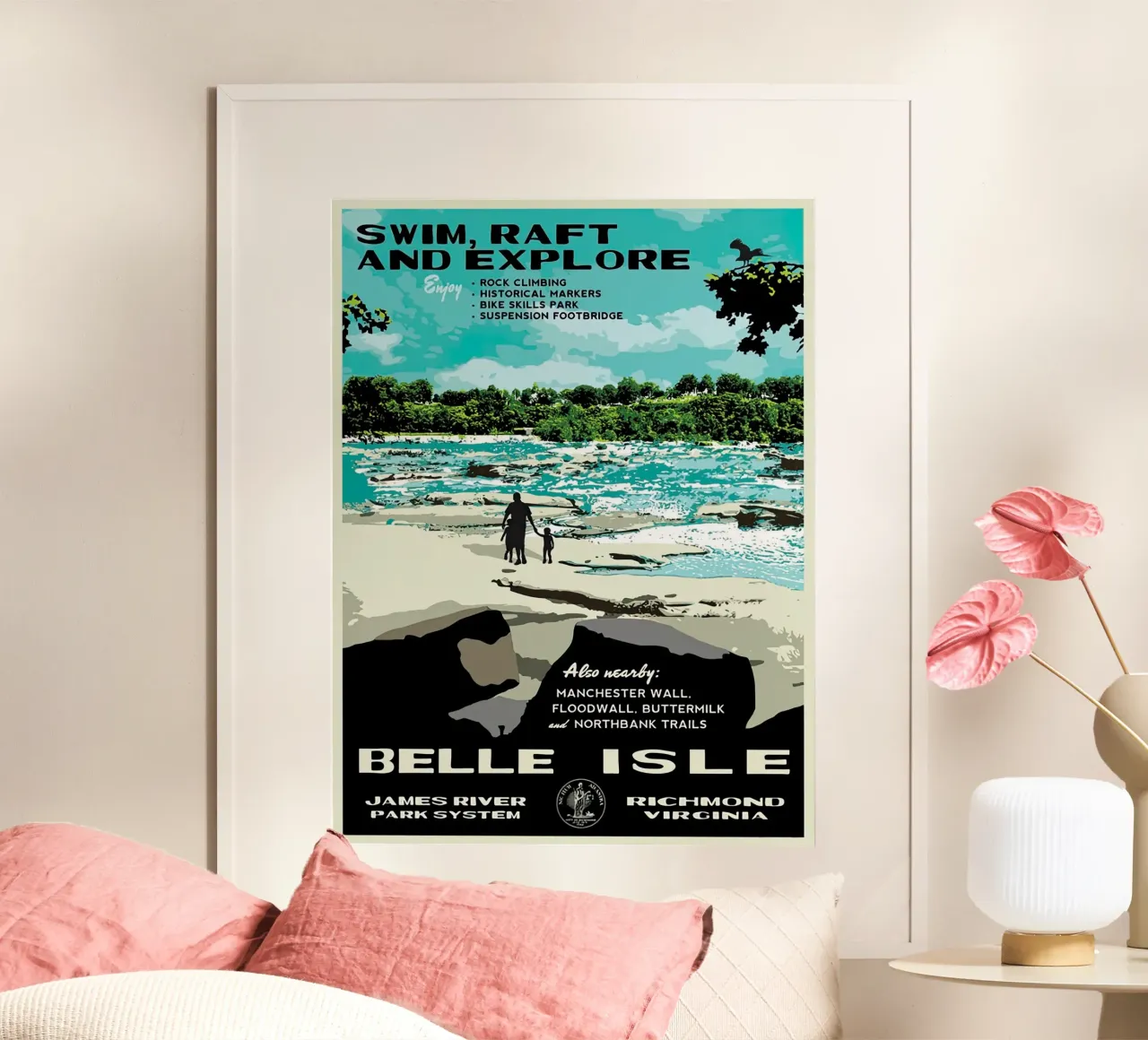 Belle Isle poster da willtahuyshop