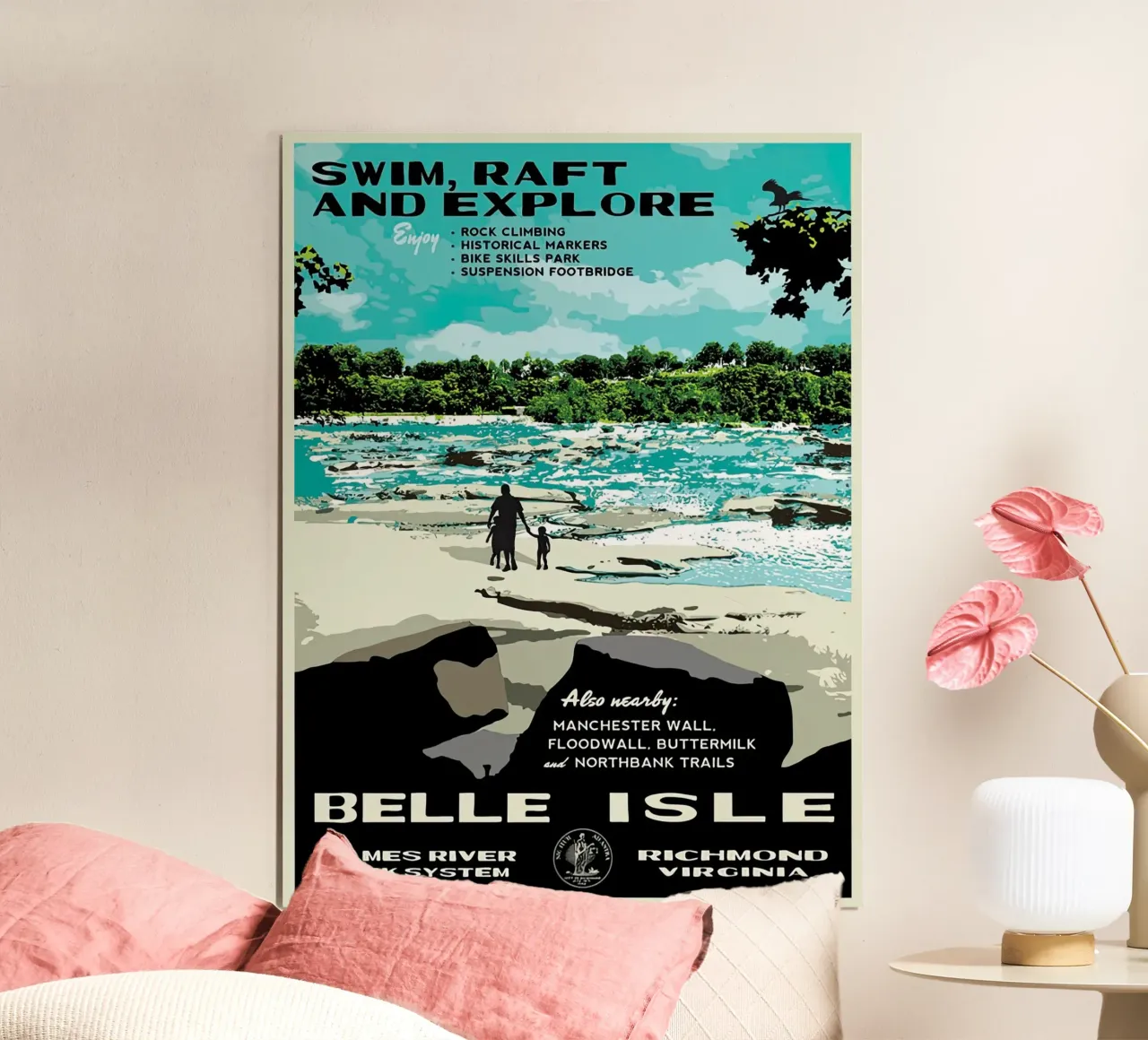 Belle Isle poster da willtahuyshop