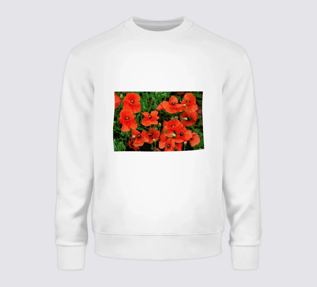 Red poppies felpa da Curious Collections by Marielle Leenders