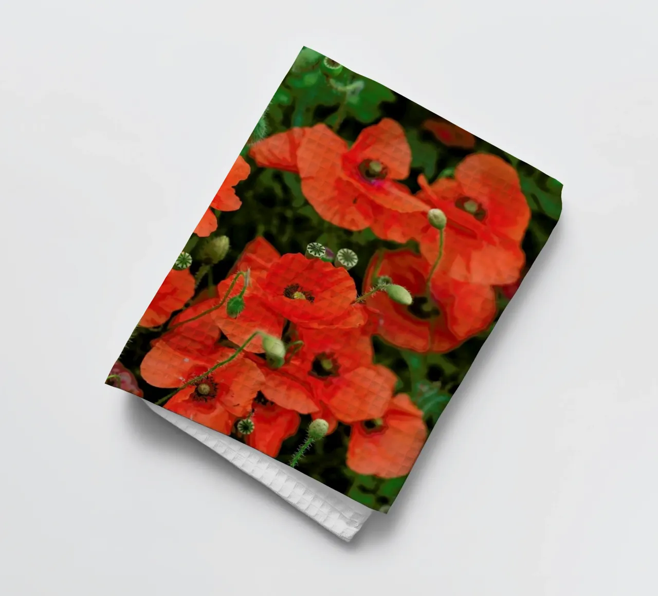 Red poppies canovaccio da cucina da Curious Collections by Marielle Leenders