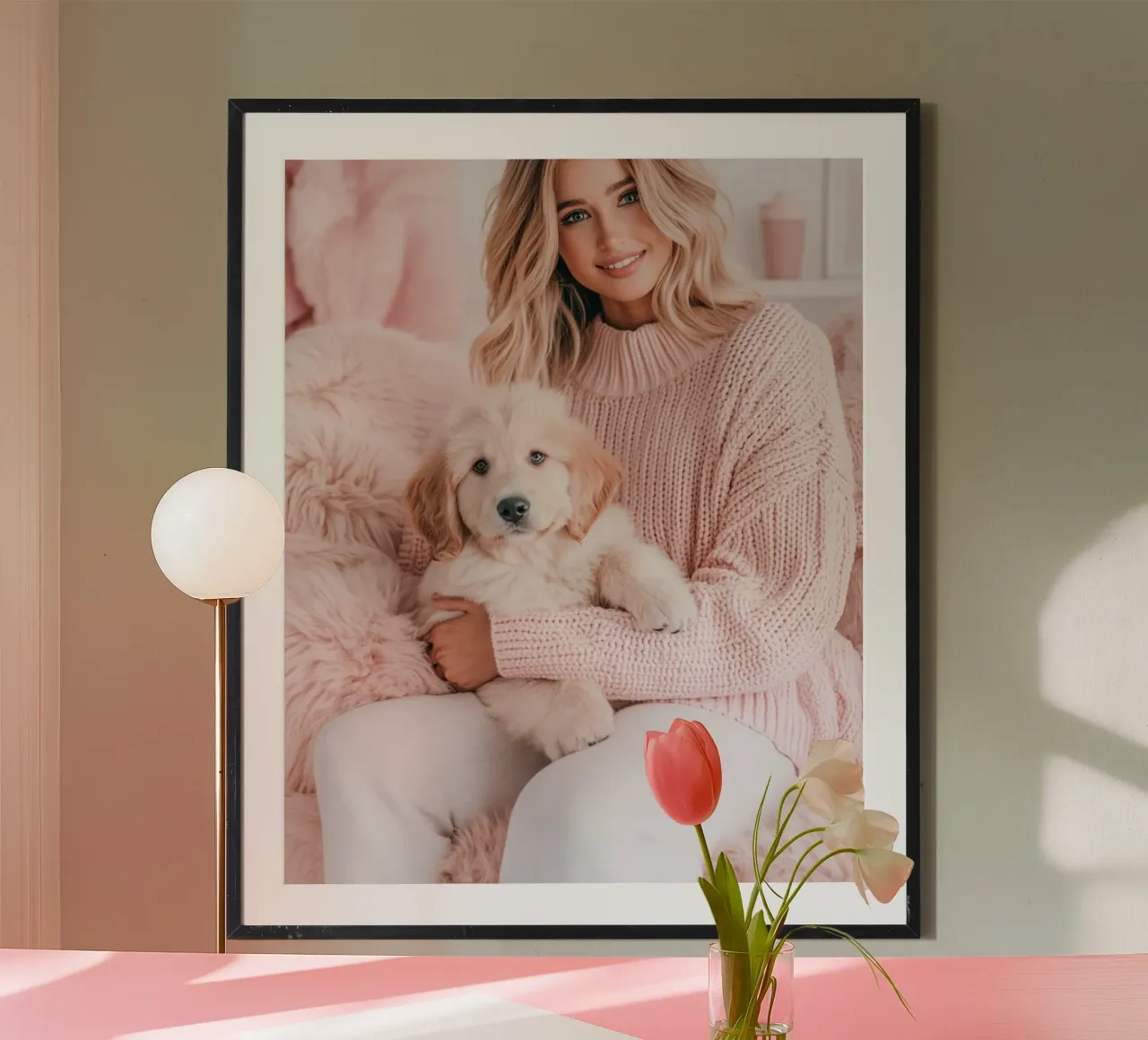 Blush Serenity poster da PhotoVibe Decor