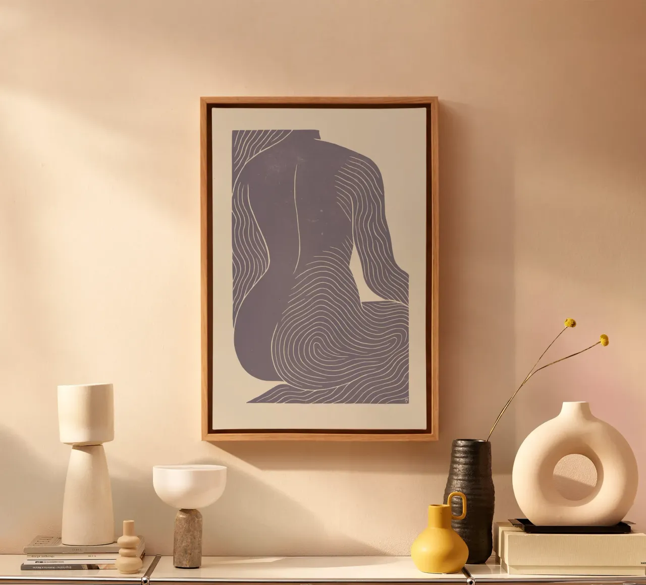 Poesia posteriore tela con Cornice a cassetta da KUNSTstück