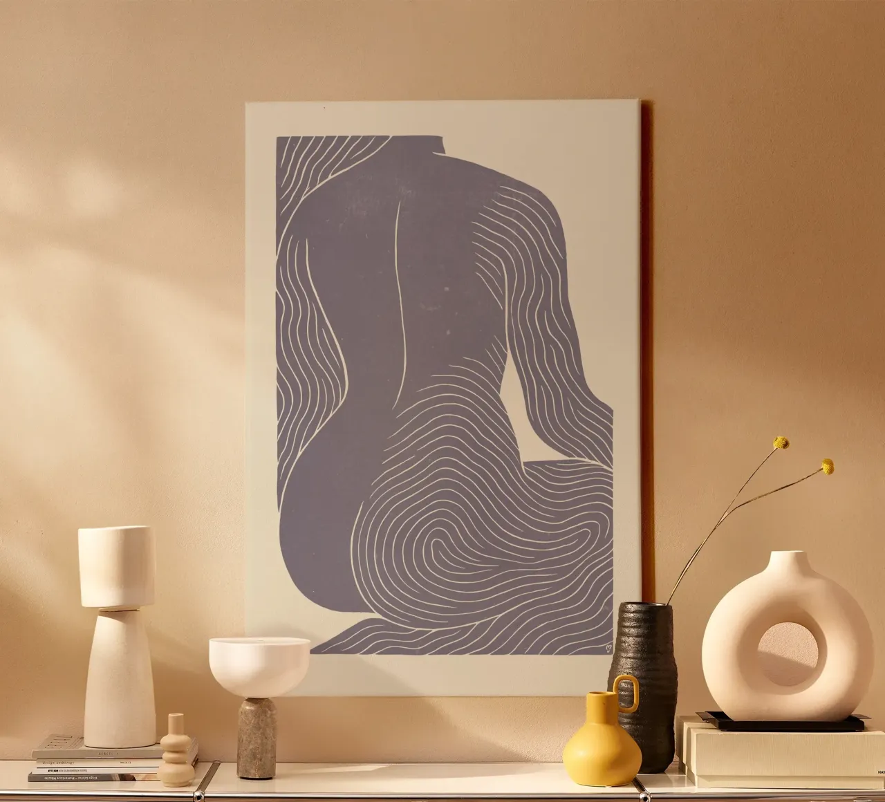 Poesia posteriore tela con Cornice a cassetta da KUNSTstück
