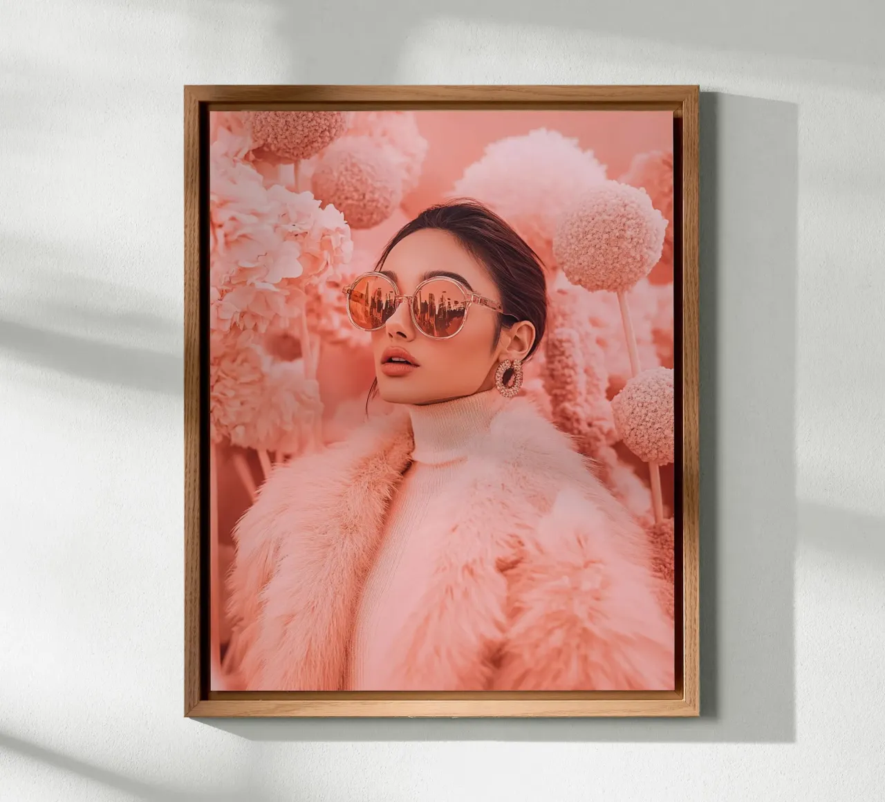 Blush Serenity alluminio dibond da PhotoVibe Decor
