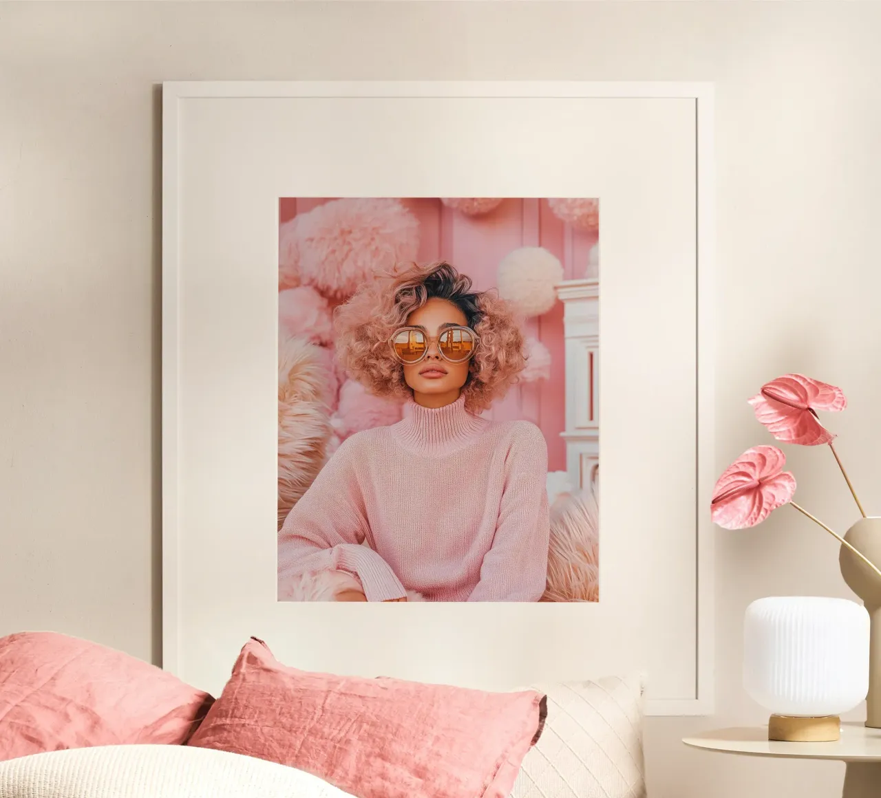 Blush Serenity poster da PhotoVibe Decor