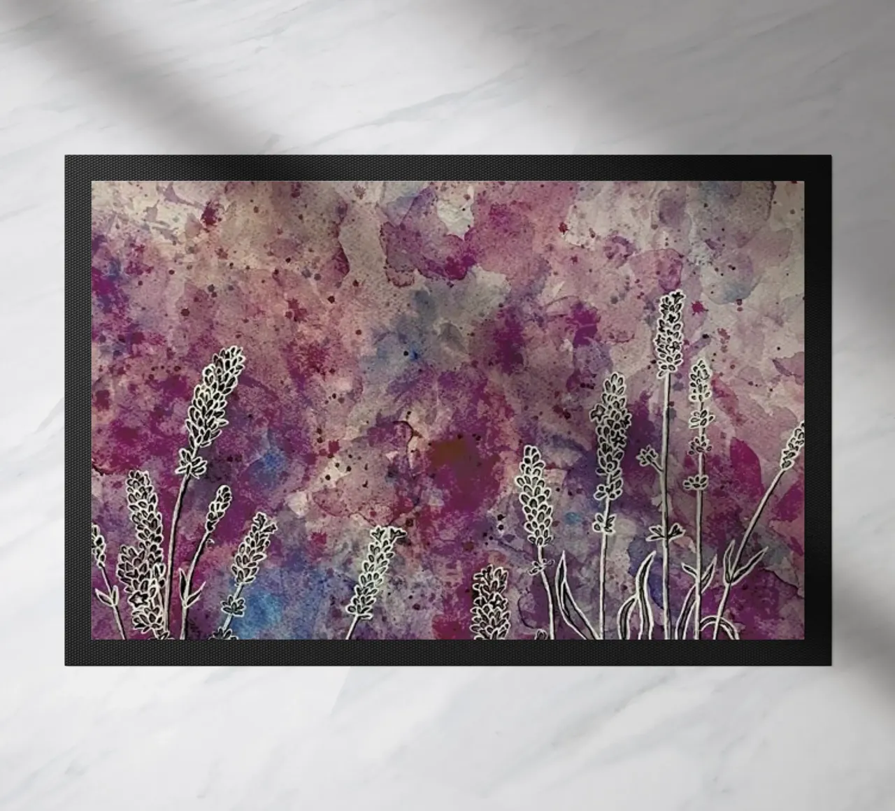 Lavender doormat by Ctoft