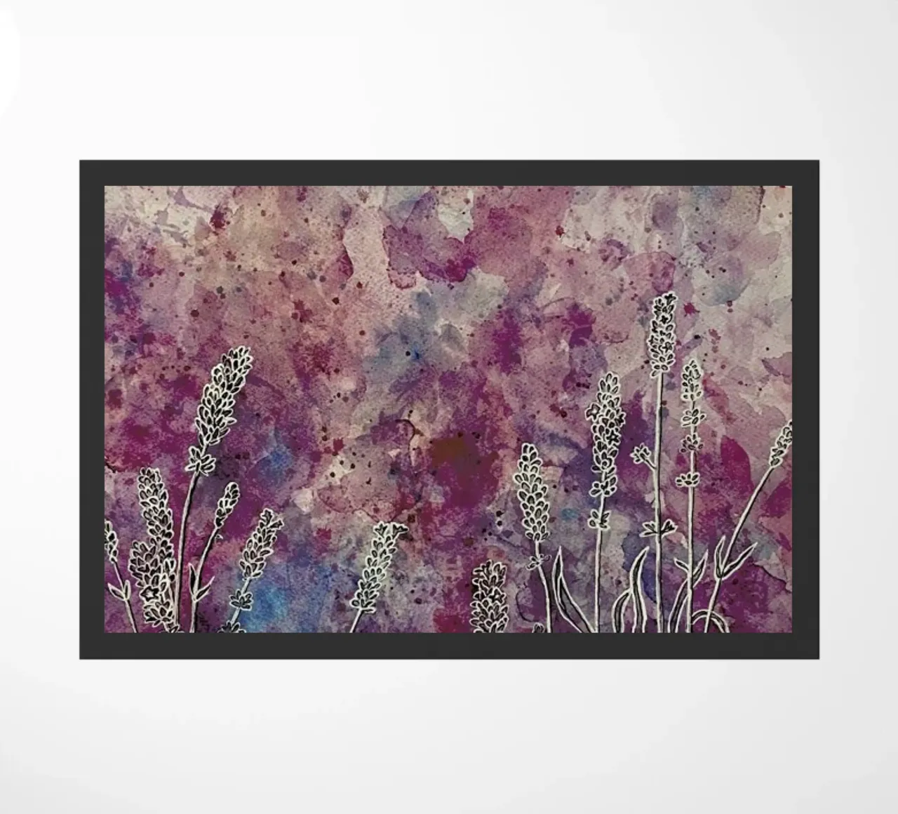 Lavender doormat by Ctoft