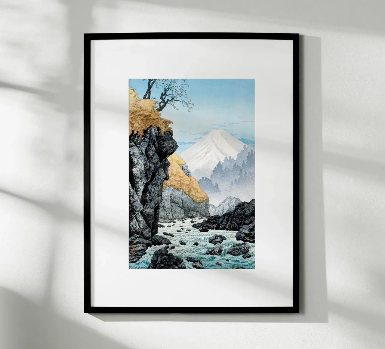 Foot of Mount Ashitaka by Hiroaki Takahashi poster con telaio in legno da apoloprints