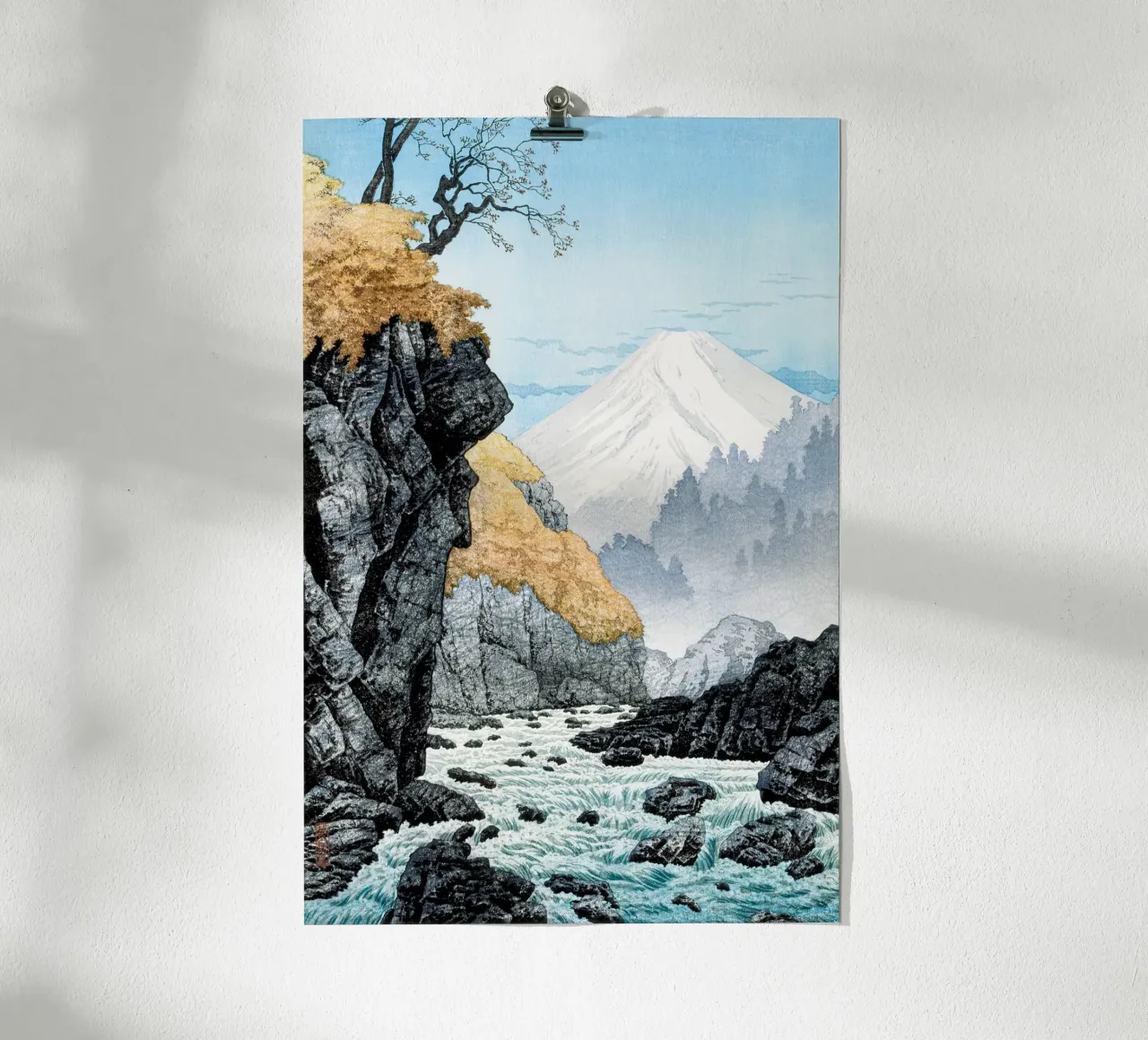 Foot of Mount Ashitaka by Hiroaki Takahashi poster con telaio in legno da apoloprints