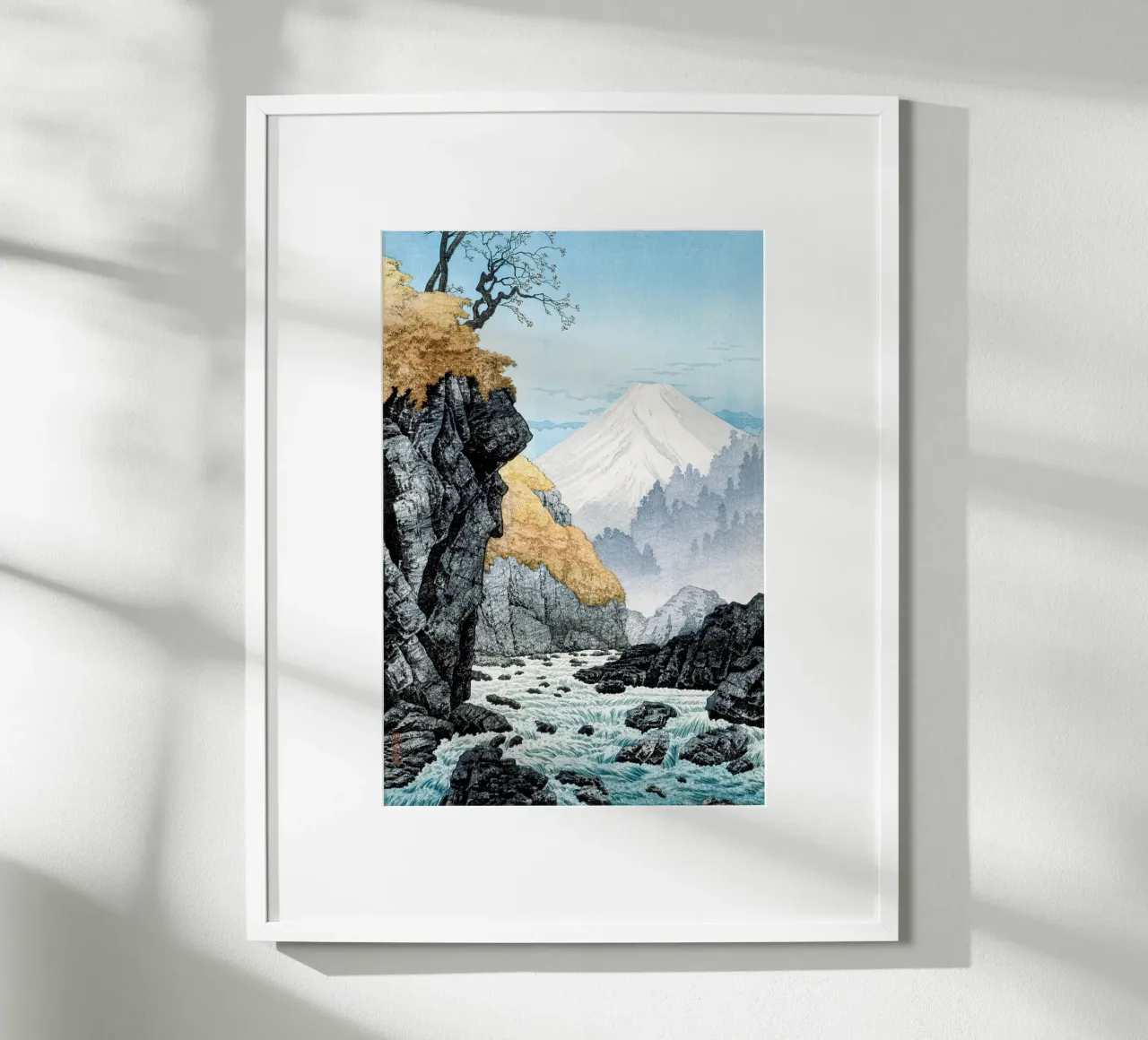 Foot of Mount Ashitaka by Hiroaki Takahashi poster con telaio in legno da apoloprints