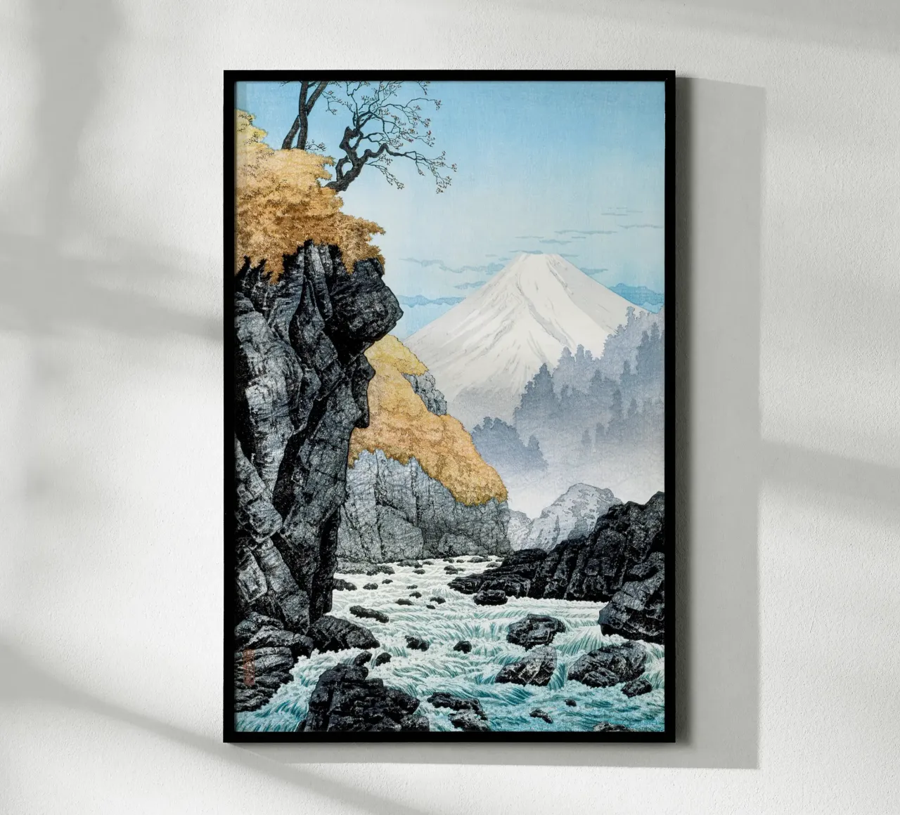 Foot of Mount Ashitaka by Hiroaki Takahashi poster con telaio in legno da apoloprints
