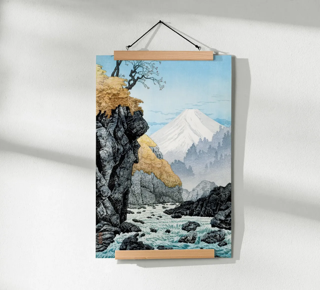 Foot of Mount Ashitaka by Hiroaki Takahashi poster con telaio in legno da apoloprints