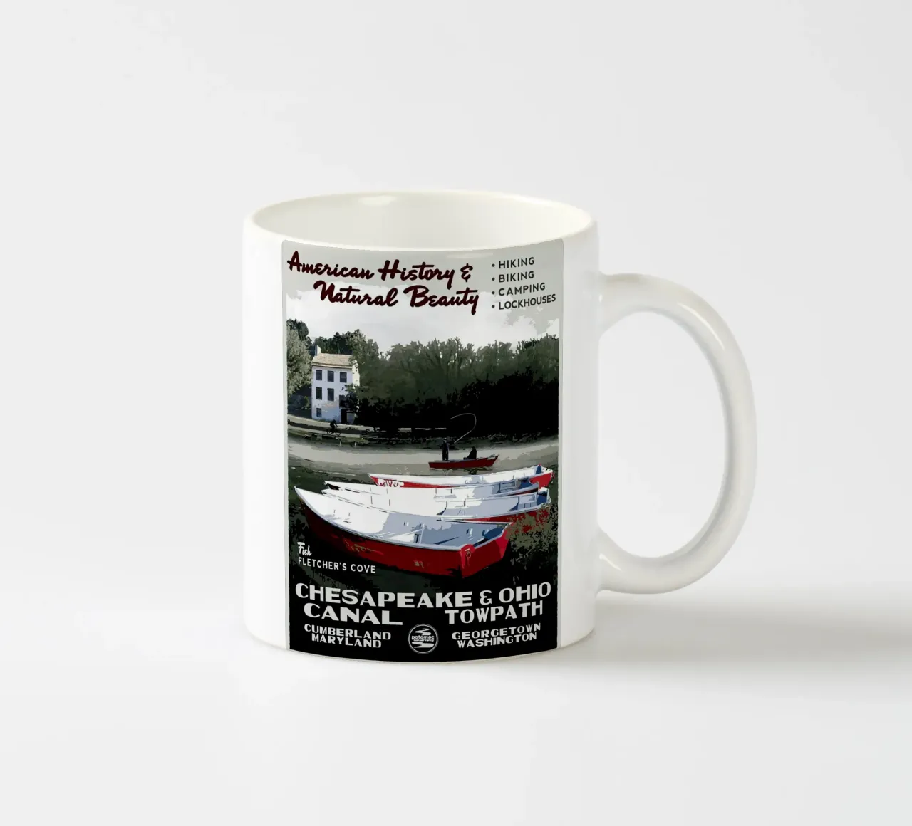 Chesapeake e Ohio tazza in ceramica da willtahuyshop