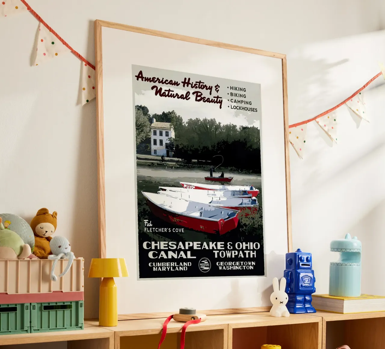 Chesapeake e Ohio poster da willtahuyshop