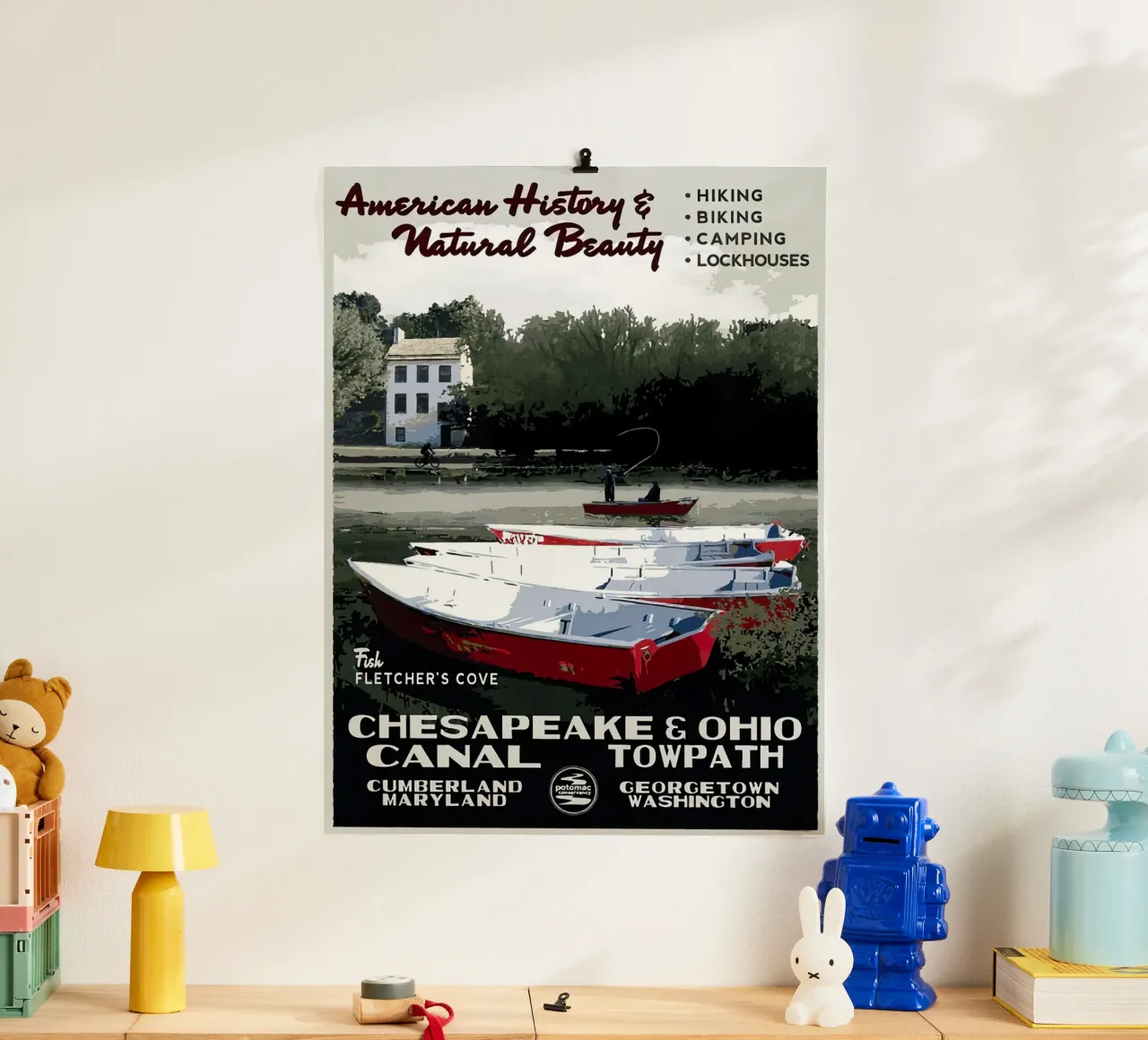 Chesapeake e Ohio poster da willtahuyshop