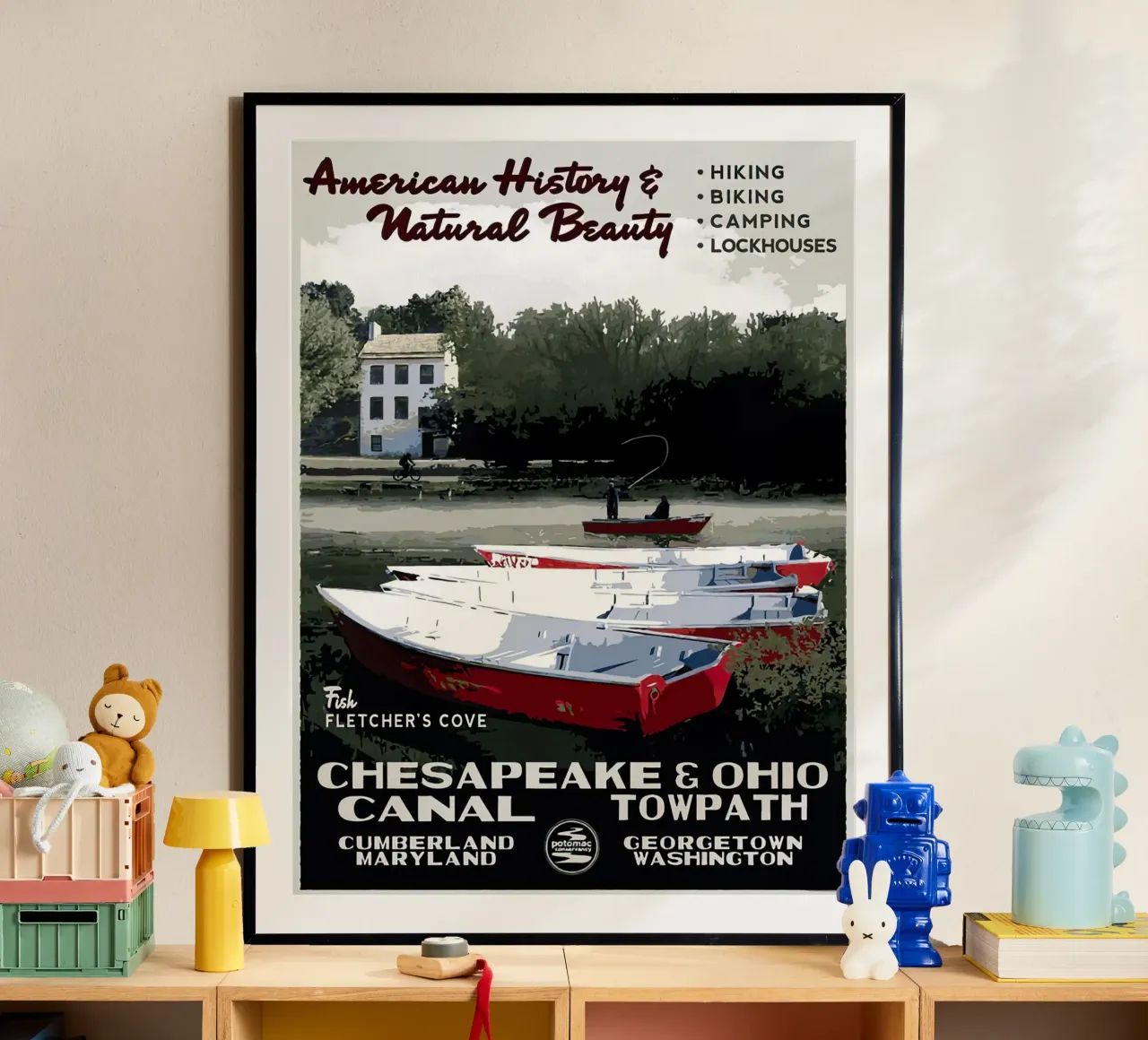 Chesapeake e Ohio poster da willtahuyshop