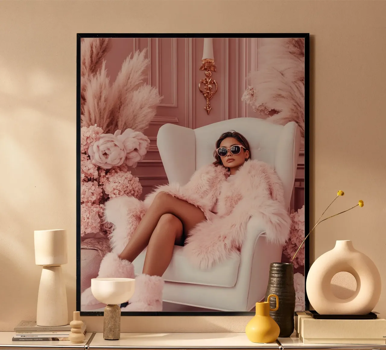 Blush Serenity poster da PhotoVibe Decor