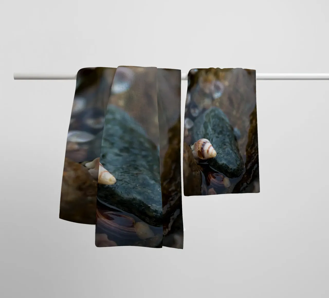 A shellfish washed up by the tide towel by MiniClic