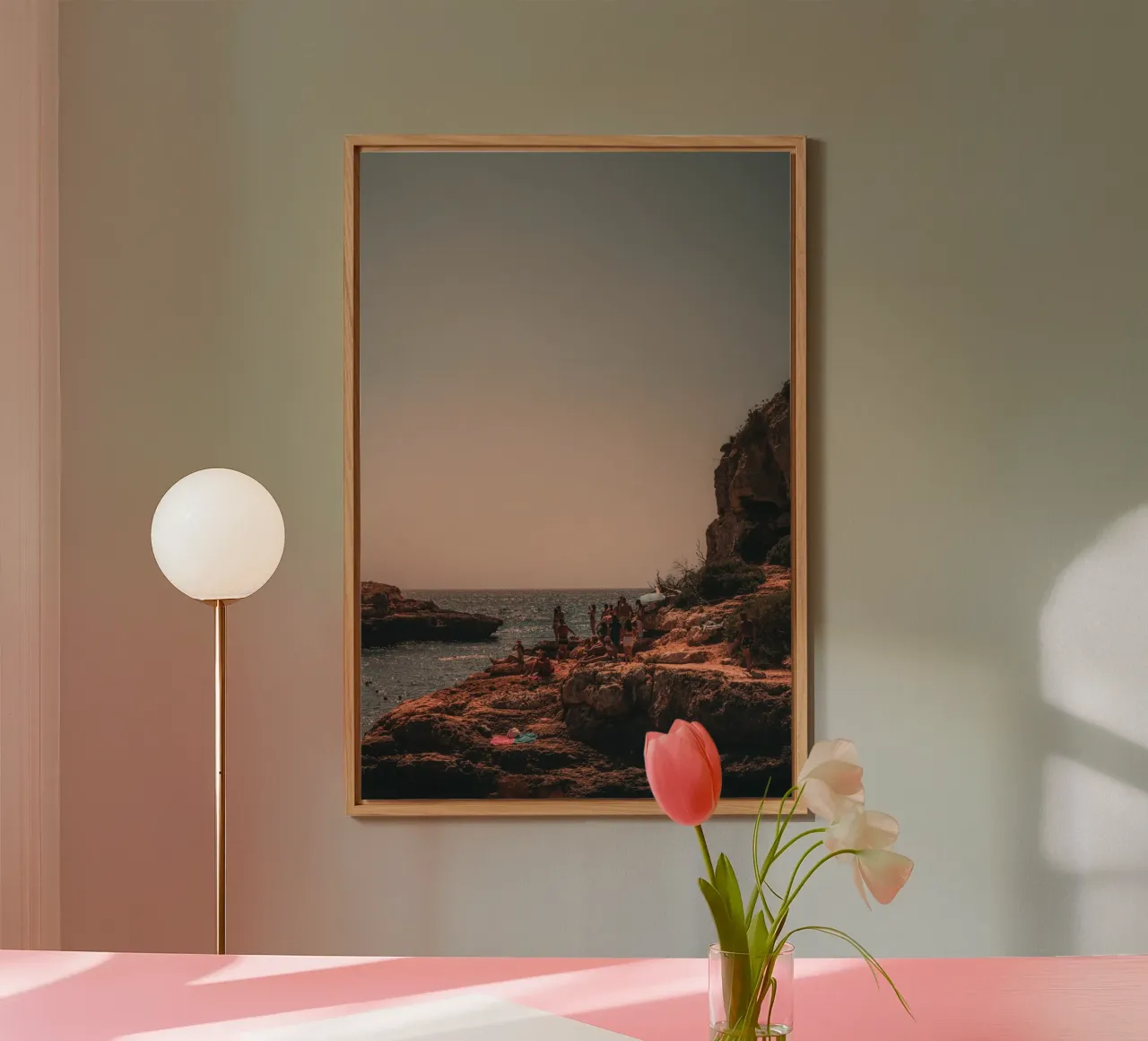 Sun-Drenched Shoreline forex plate by lieblu