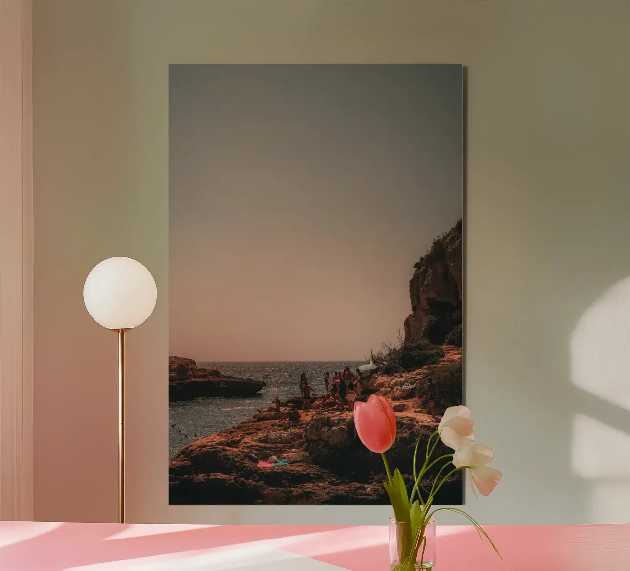 Sun-Drenched Shoreline forex plate by lieblu