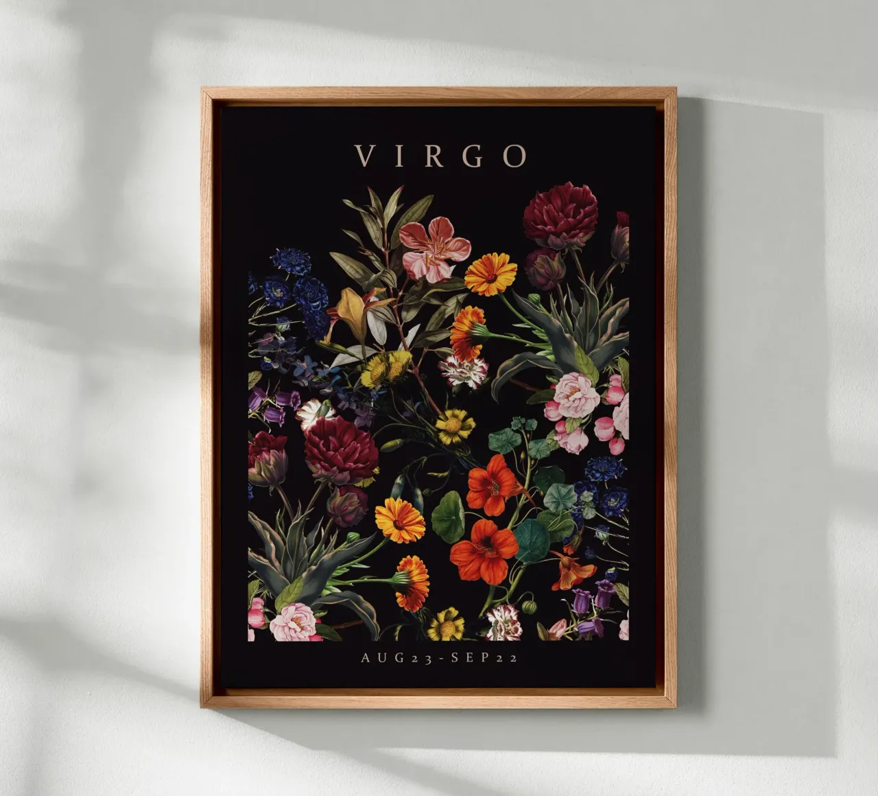 VIRGO canvas with Floater frame by burcukorkmazyurek
