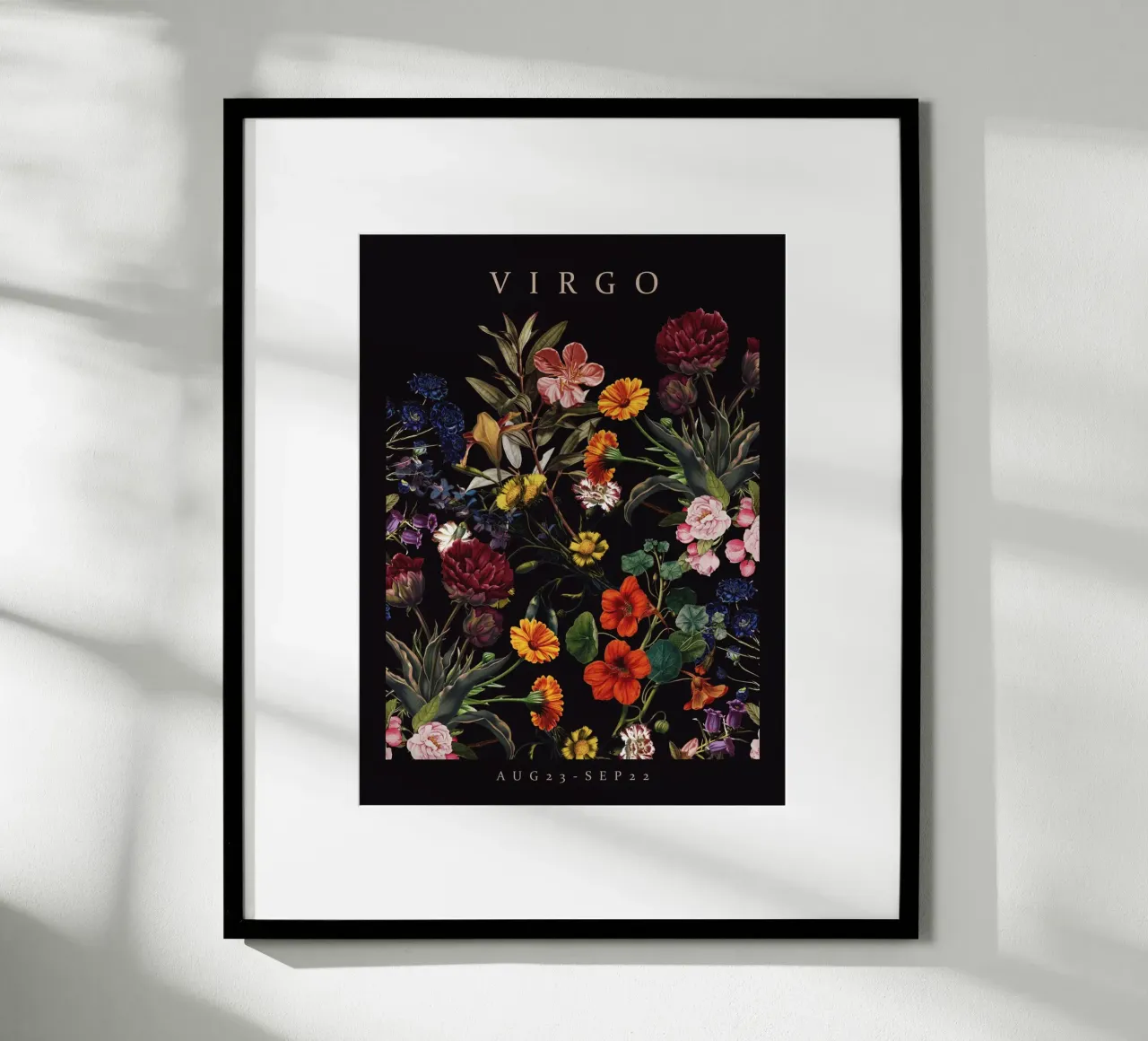 VIRGO poster con telaio in legno da burcukorkmazyurek