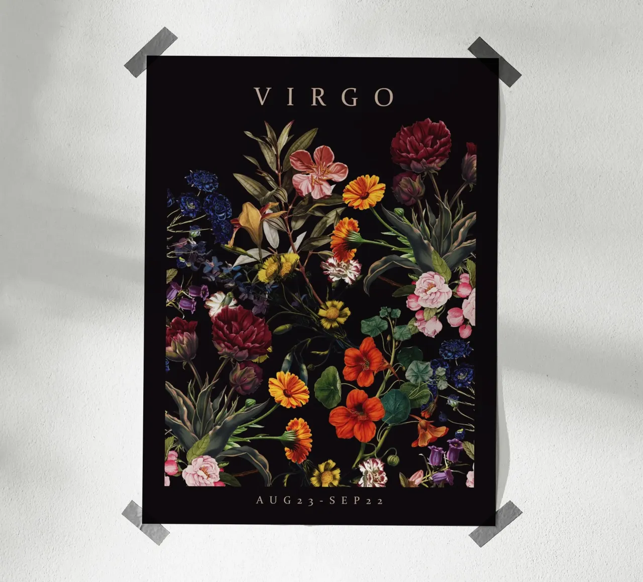 VIRGO poster con telaio in legno da burcukorkmazyurek